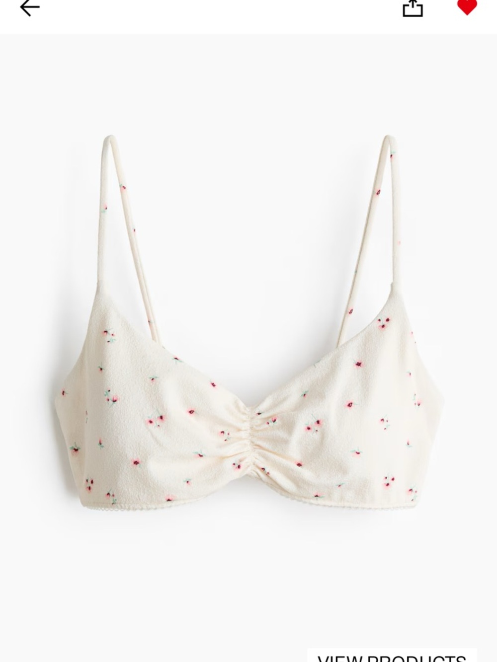 H&M floral bikini